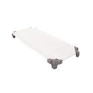 Drap housse pour couchette maternelle blanc