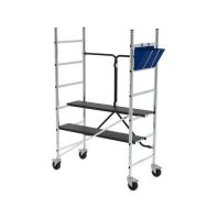 Échafaudage mobile en aluminium avec double plancher SYNCHRO