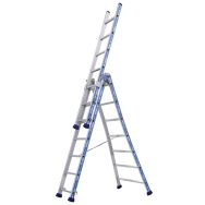 Echelle transformable Platinium 300 Pro - 3 plans, Hauteur pliée : 2.10 m