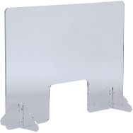 Écran de table transparent anti-projection h 490 x l 750 mm