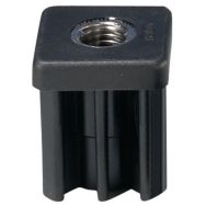 Embout tube carré CALDIC L:30 mm Largeur:30 mm Ø12 mm