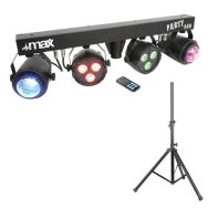 Ensemble 2 projecteurs PAR + 2 Jellymoon LED RGBW - Max