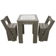 Ensemble Echiquier Canopée plastique recyclé - Espace Urbain