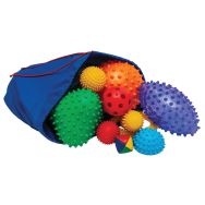 Ensemble accessoires sensoriels et de motricité avec leur sac de rangement
