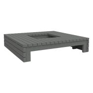 Entourage arbre Emergence Junior 180x186x39 cm - gris