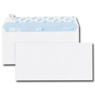 Enveloppe blanche autocollante Siligom 80g, 110x220 mm