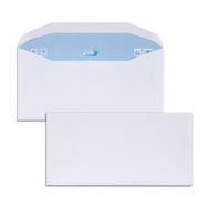 Enveloppe patte trapèze blanche 80g gommées sans fenêtre - Envelmatic