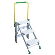 Escabeau de bureau Plio Aluminium 3 marches
