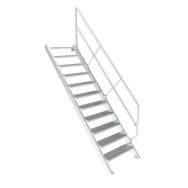 Escalier avec main courante - Inclinaison 45° ou 60° - Tubesca