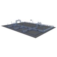 Espace multisports Pitch'One R6L à 6 aires