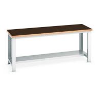 Établi Cubio avec tablette fixe - Largeur 150 cm - Arphénol