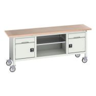 Etabli Monobloc Roulant Verso 2000 x 600 M31 - Bott
