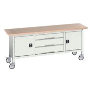 Etabli Monobloc Roulant Verso 2000 x 600 M32 - Bott