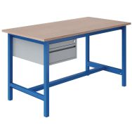 Etabli PTH plateau hêtre multiplis 24mm 1 tiroir - Sofame
