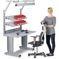 Établi antistatique réglable WB - Largeur 150 cm