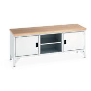Etabli en hêtre Cubio - 1 porte - L2000mm - Bott