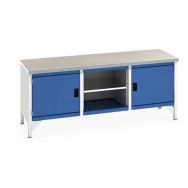 Etabli en linoléum Cubio - 1 porte - L2000mm - Bott