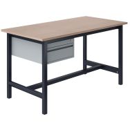 Etabli fixe Si hêtre multiplis 40 mm 1 tiroir - Sofame