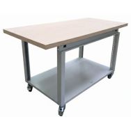 Etabli mobile L 1520 x P 750 x H 850 mm charge maxi 250 kg