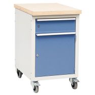 Etabli mobile Modul - 1 tiroir, 1 porte - Plt:Stratifié