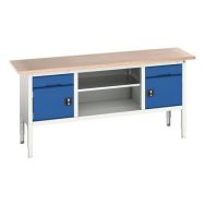 Etabli monobloc Verso 2000x600x830-930mm - Bott