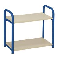 Etagère mue 2 tablettes L/H/P : 60x54x30 cm 5009 Bleu
