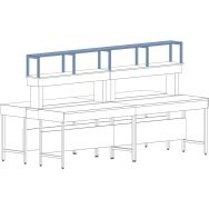 Étagère réhausse de caisson central - 320 x 400 mm - Asem