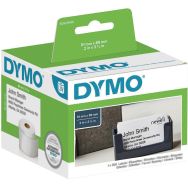 Etiquette Dymo LabelWriter - badges nominatifs (non adhésives) - Blanc