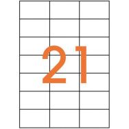 Étiquette adhésive 70x42.4 mm (Boîte de 2100)