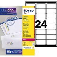 Étiquette d'adressage Ultragrip - Impression laser