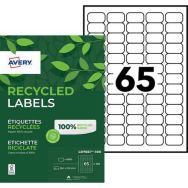 Étiquette recyclée Avery - Impression laser - Avery