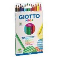 Etui 12 crayons de couleurs Giotto Méga mine Ø 5,5 mm