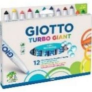 Etui 12 feutres pointe extra large turbo Giant Omyacolor Giotto