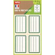 Etui de 32 étiquettes adhésives écolier