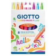 Etui de 8 feutres fluos pointe extra large