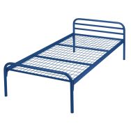Evolution lit 2 traverses sommier treillis 90x200 5009 Bleu