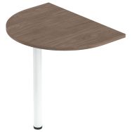 Extension 1/2 ronde 60 x 80 cm bureau Isia - MBA