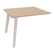 Extension pour table ovale Stelly 4 pieds métal L120xP120cm-Simmob