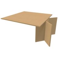 Extension table réunion ovale Quatuor - Manutan Expert