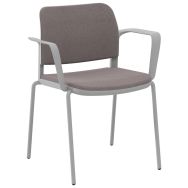 Fauteuil Adio dossier et assise tissu non feu 4 pieds - Sokoa