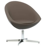 Fauteuil Agio enduit PVC 1021-1 (cigarette allumette) - Quadrifoglio