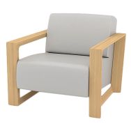 Fauteuil Arco enduit PVC M1 - Quadrifoglio