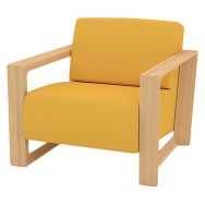 Fauteuil Arco tissu Trévira M1 - Quadrifoglio