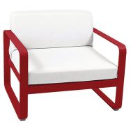 Fauteuil Bellevie coussins blanc grisé - Fermob