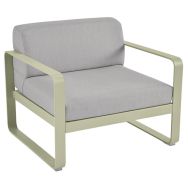 Fauteuil Bellevie coussins gris flanelle - Fermob