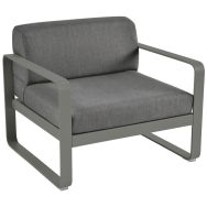 Fauteuil Bellevie coussins gris graphite - Fermob