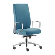 Fauteuil Bost tissu pied accoudoir aluminium - Sokoa