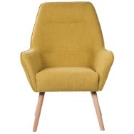 Fauteuil Bruges moutarde
