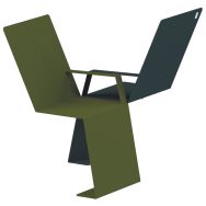 Fauteuil De Vous A Moi acier Tolerie Forezienne
