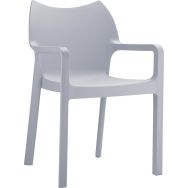 Fauteuil Diva gris